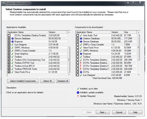 download crestron database.